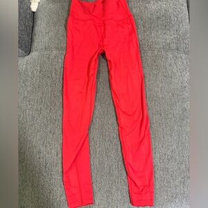 Fabletics Bright Red SculptKnit Leggings